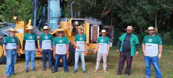 Sindicato Rural de Jaciara Curso de Operação e Manutenção de Pá Carregadeira capacita trabalhadores